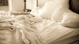 Не спешите заправлять кровать и регулярно проветривайте простыни и пододеяльнике.